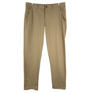 Barbell Performance Pants Mens Size 34 Tan Polyester Solid PT-2651‎